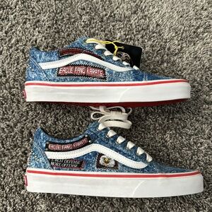 VANS x Cobra Kai Old Skool Sneaker Shoe Boys 5 = Women's 6.5 NWT